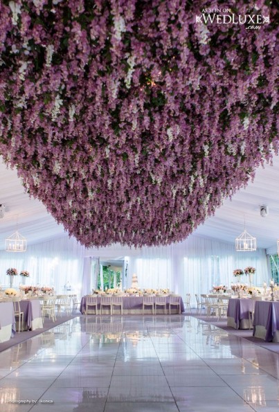 floral ceiling