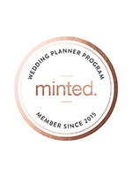 Minted Wedding Planner Badge 