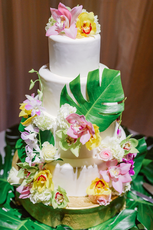 tropical wedding cake  tropical wedding cake