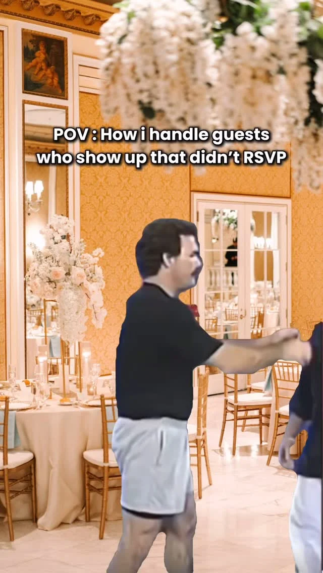 When your guests think ‘manifesting attendance’ counts as RSVPing.